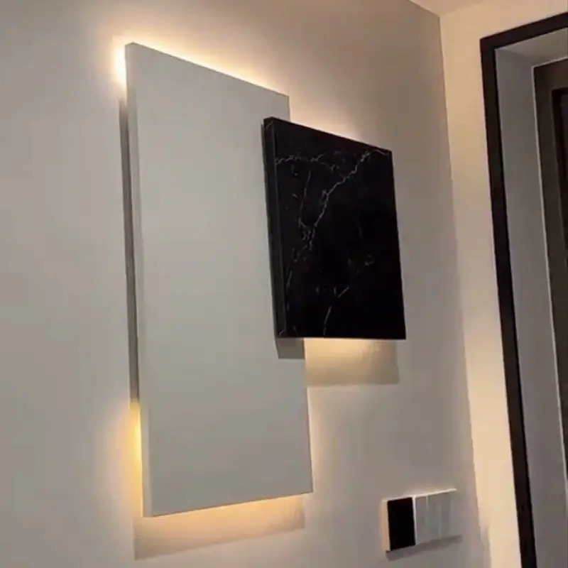 غطاء عصري للعداد الكهربائي مع اضاءة LED