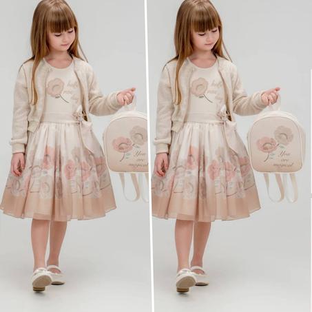 👗 كسوة تركية أنيقة من 3 قطع للأطفال (BO P23)