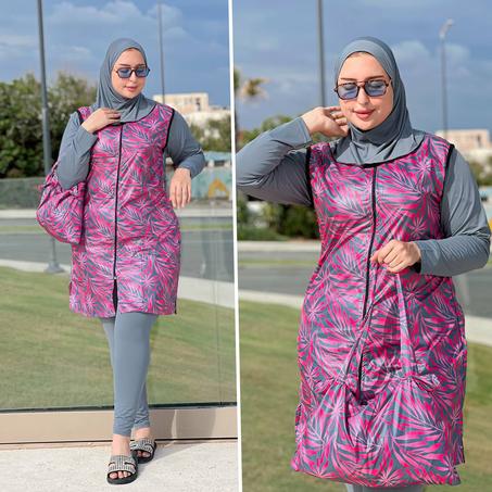 بوركيني 5 قطع أنيق ومحتشم  (AF P4)