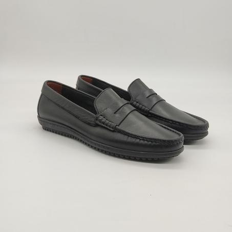 K009 Mocassins en Cuir Véritable