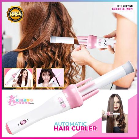 Automatic hair Curler - Rotating 360° & جهاز كورلاج الشعر