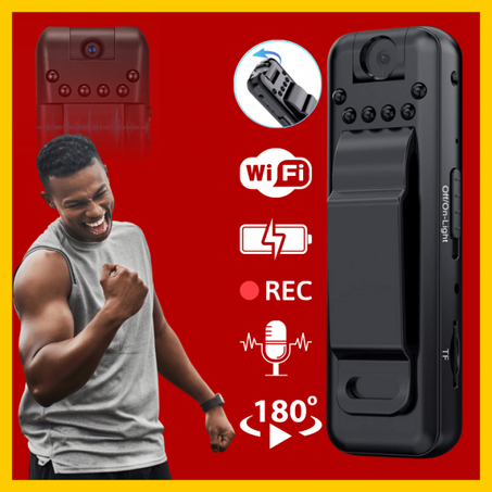 Mini câmera para gravação de voz e vídeo!