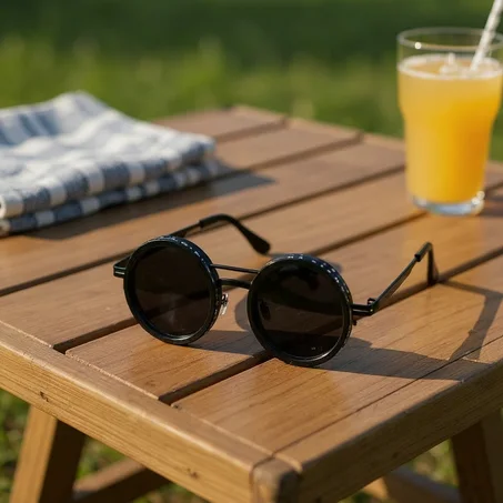 Óculos de sol 2 em 1: pretos