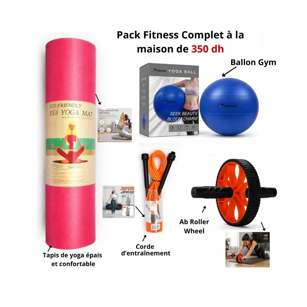 Pack Fitness Body & Core – 350 DH | Livraison Gratuite