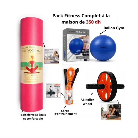 Pack Fitness Body & Core – 350 DH | Livraison Gratuite