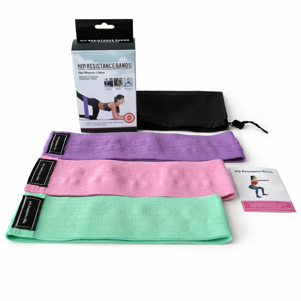 Booty Resistance Bands –  3 أشرطة مقاومة