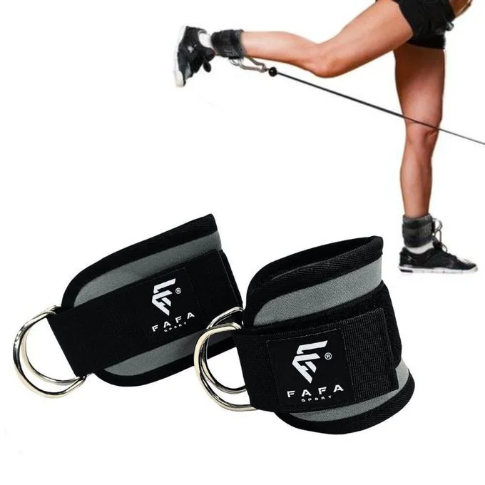 Sangle de Cheville – Accessoire essentiel pour jambes & glutes حزام الكاحل – أداة أساسية لتمارين الرجلين والأرداف