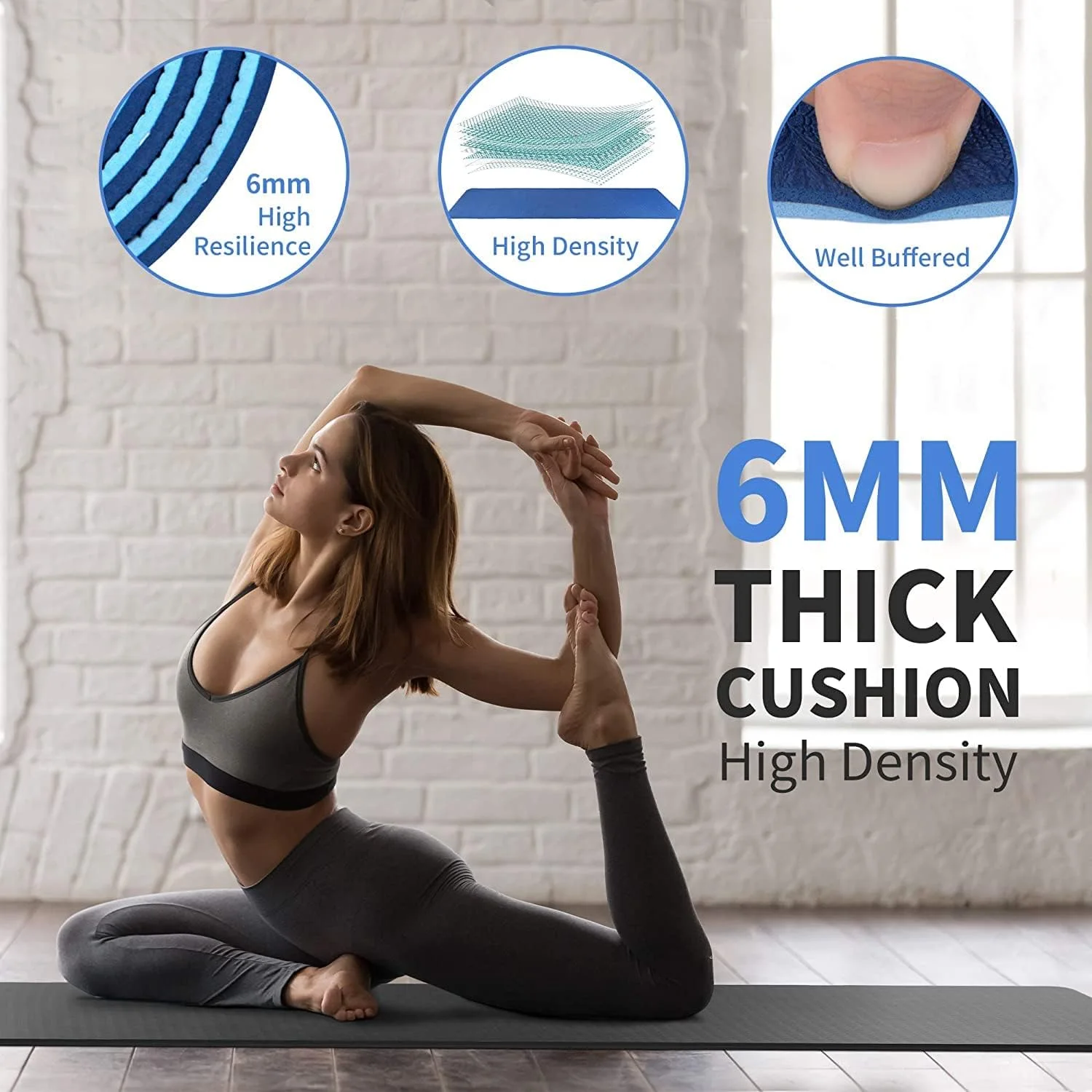 Tapis Sport Confort – Yoga & Fitness 💪 بساط رياضي مريح – لليوغا والفيتنس