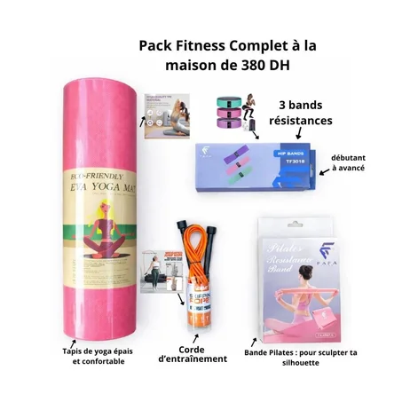 Pack Fitness Maison Complet – 380 DH