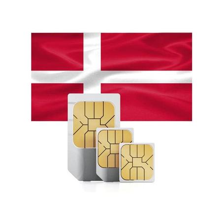 Denmark prepaid travel sim (Shipped from Abroad)