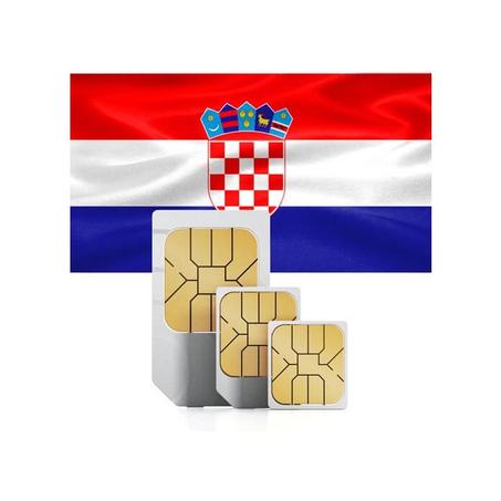 Croatia prepaid travel sim (Shipped from Abroad)