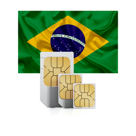 Brazil Prepaid travel sim (Shipped from Abroad)