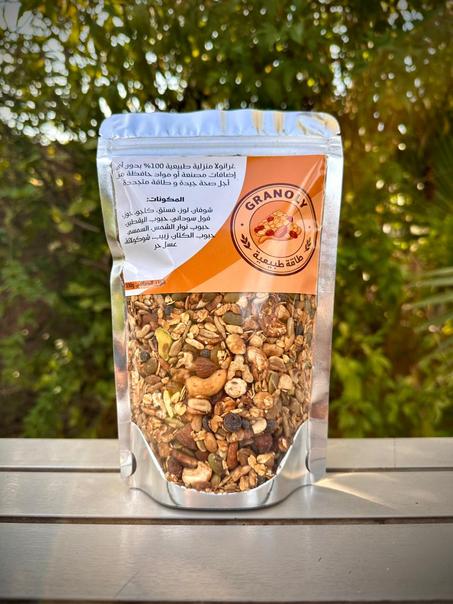 غرانولا الصفاء — فطور صحي جاهز، بلا سكر وبمكسرات مختارة