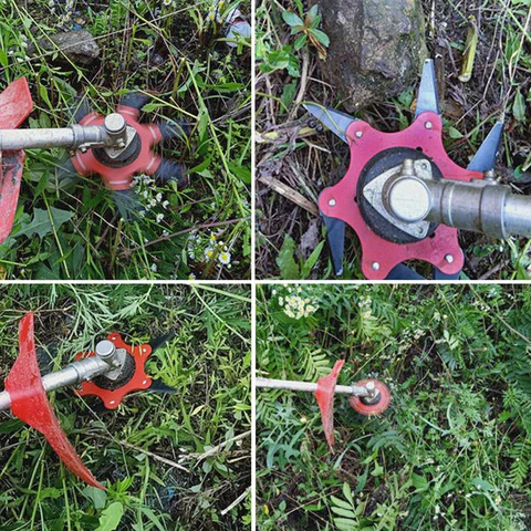 CABEZAL DE CORTE UNIVERSAL DE 6 CUCHILLAS PARA JARDINERÍA