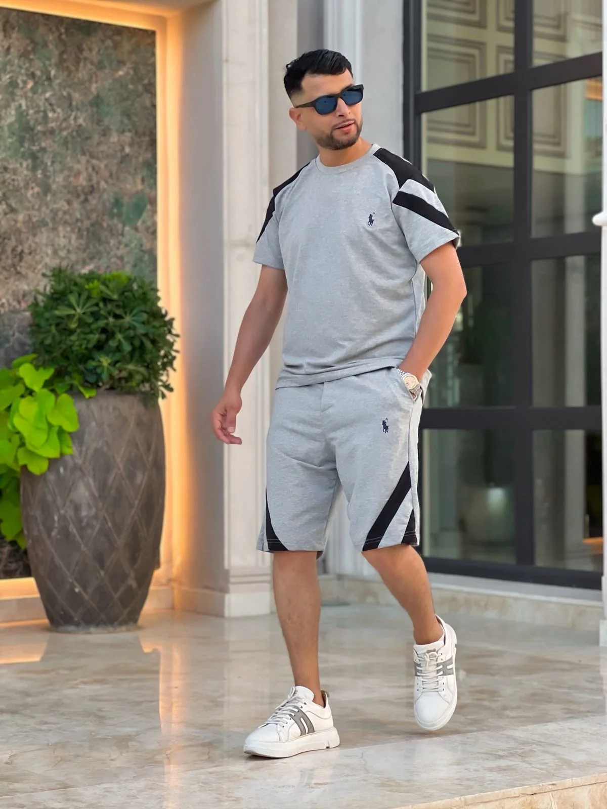 Ensemble Tshirt et Short polo