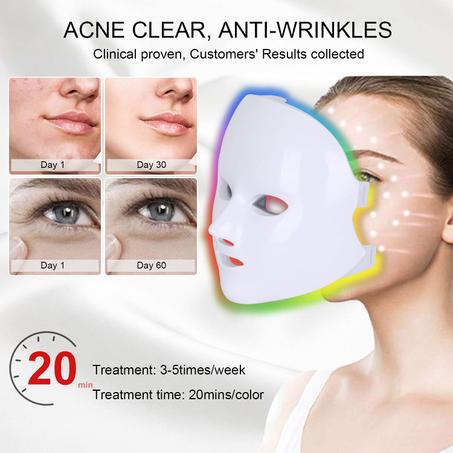 Mask Light Therapy - قناع علاج التجاعيد وآثار حب الشباب