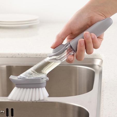 Double Use Kitchen Cleaning Brush - الفرشاة المزدوجة متعددة الاستخدام