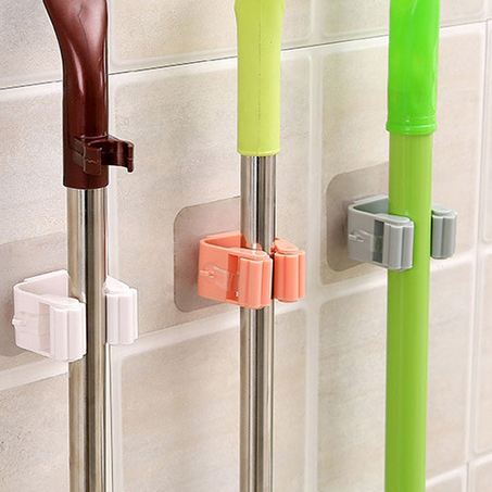 حامل المكانس والمساحات - Broom Holder (6 قطع)