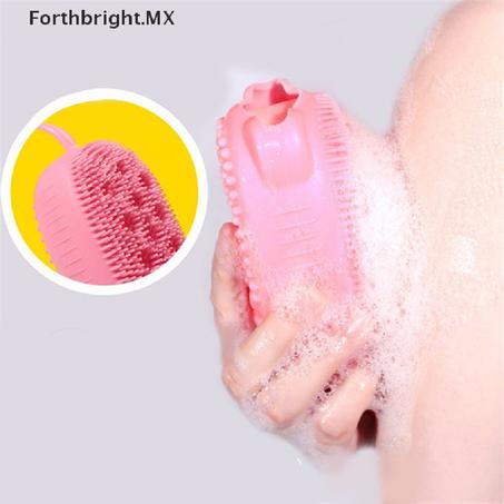 Bubble Bath Brush - ليفة التقشير السيليكون - قطعتين