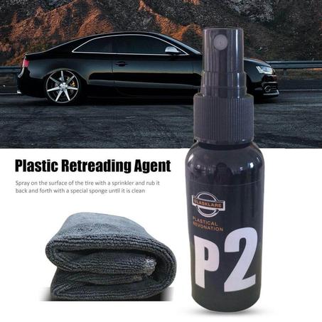 Glasklare Plastic Renovation - سبراي ملمع للأسود