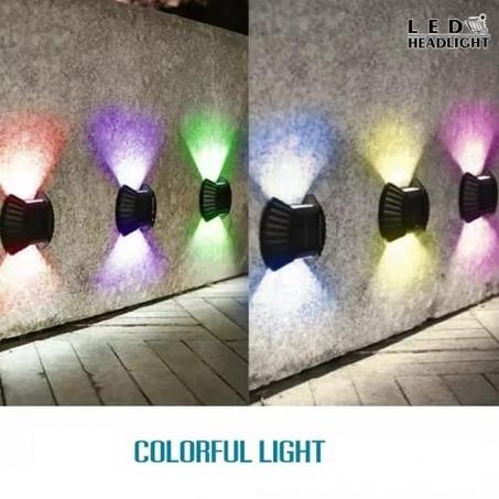 Solar Wall Lamp - كشافات الحائط الاوتوماتيك - اربع قطع