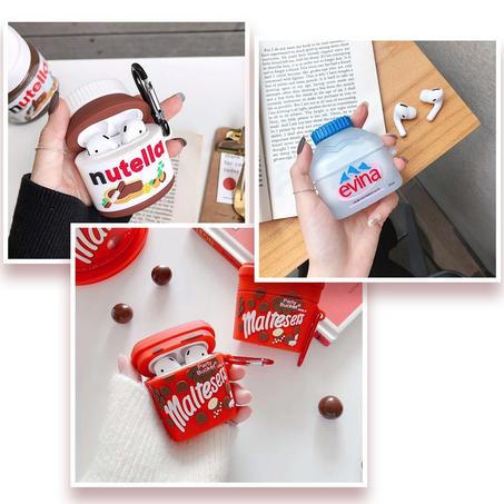 Air pods Case - كافر ايربودز سيليكون - اشكال مختلفة