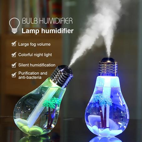 Humidifier Lamp - فواحة ولمبة متغيرة الألوان - قطعتين