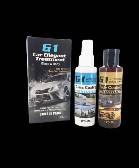 G1 Car Treatment Glass & Body - طقم حماية السيارة من الامطار والاوساخ