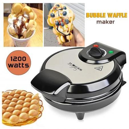 Heager Bubble Waffle Maker - صانعة الوافل والزلابيا