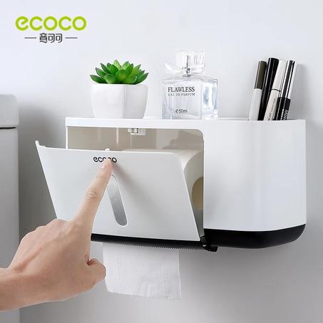 Ecoco Towel Box - منظم وحامل ذكي لورق التواليت