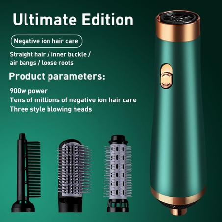Lazy Hairdryer 3 in 1 - مصفف الشعر الايوني بثلاث فرش