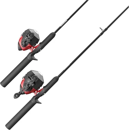 Zebco 202 & 404 Spincast Reels and Fishing Rod Combos (2-Pack)