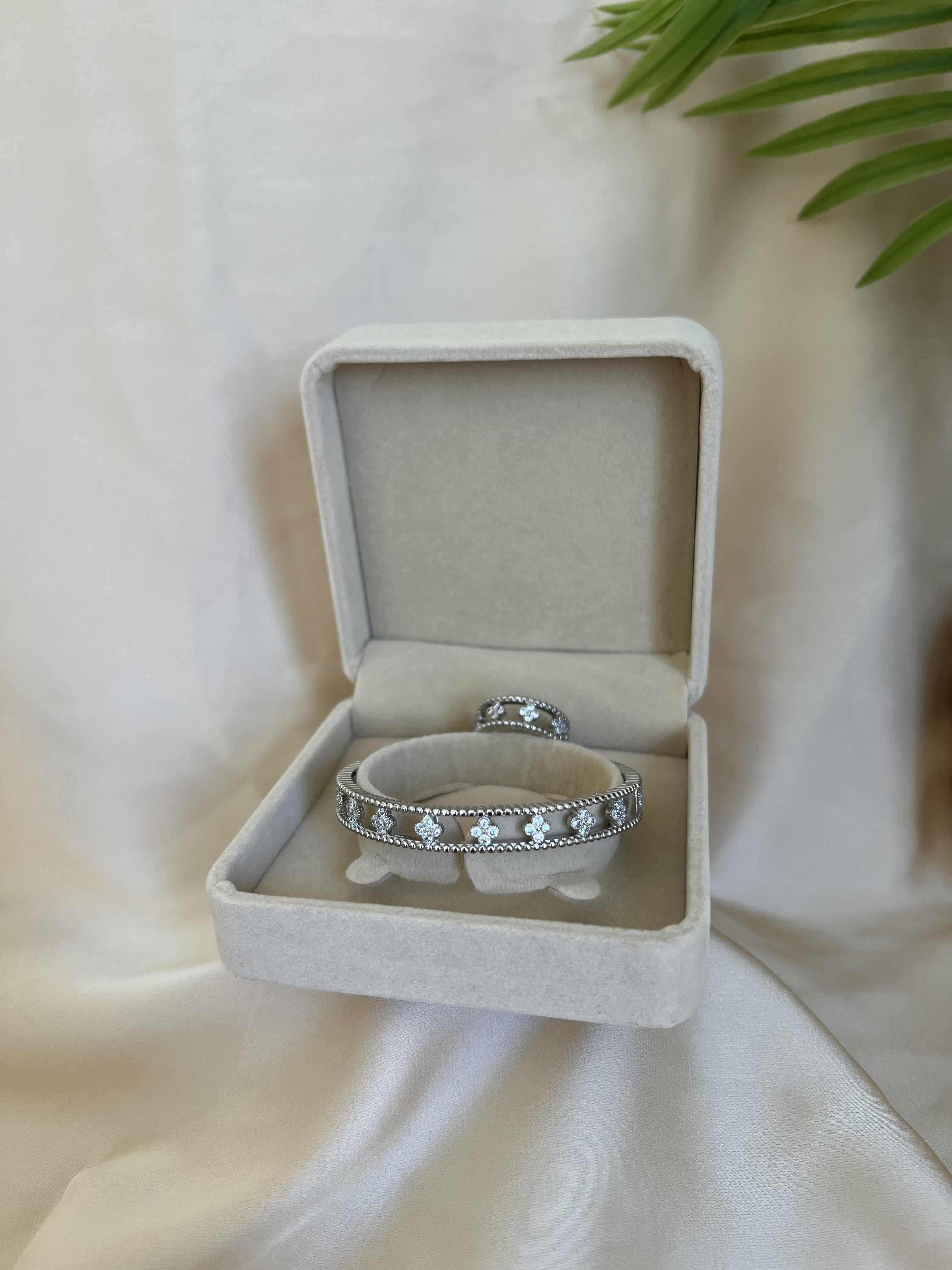 "vancleef + bague GREY inoxydable" - ZILAL