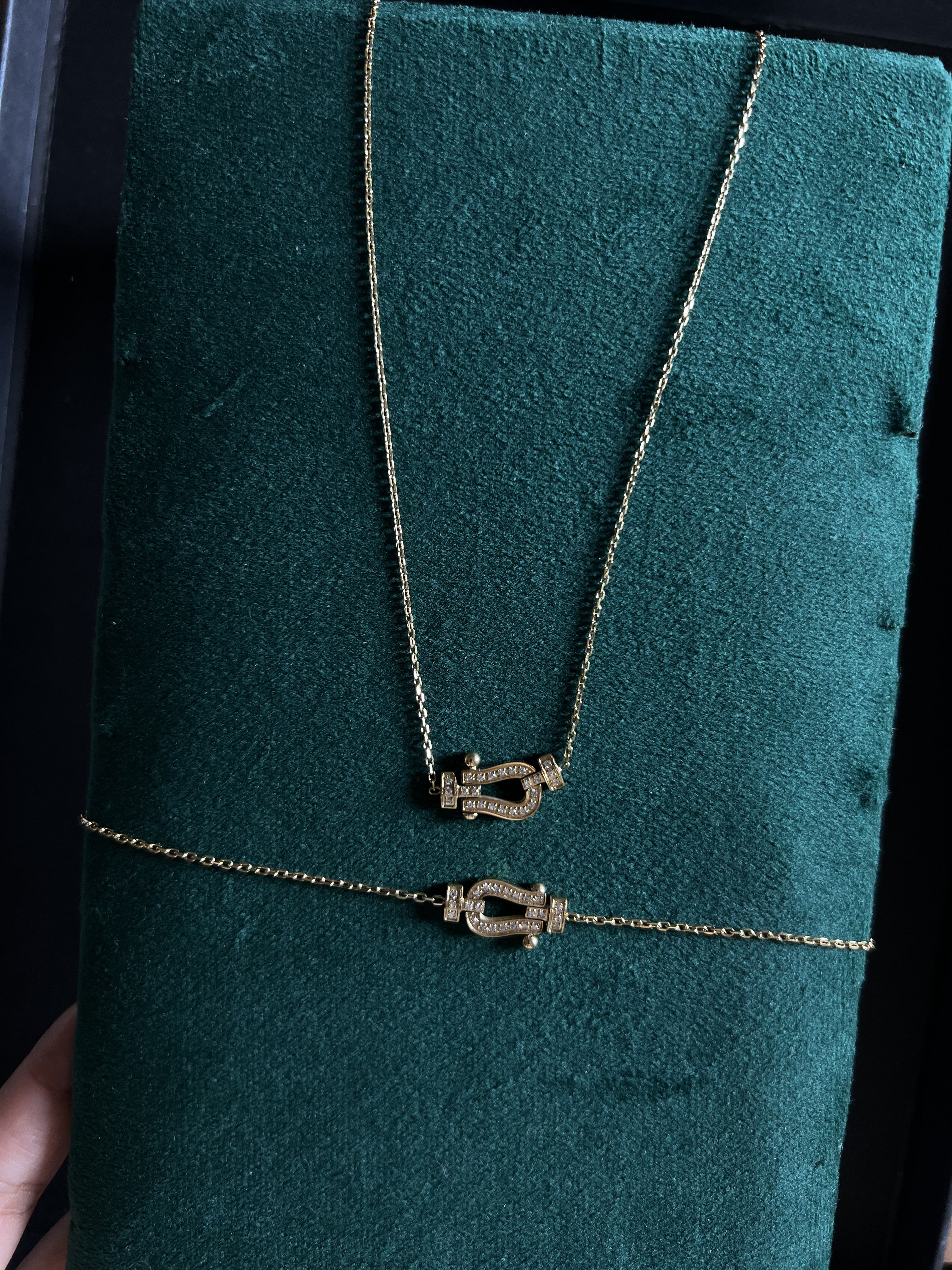Ensemble FRD premium Gold ( collier + gourmette)