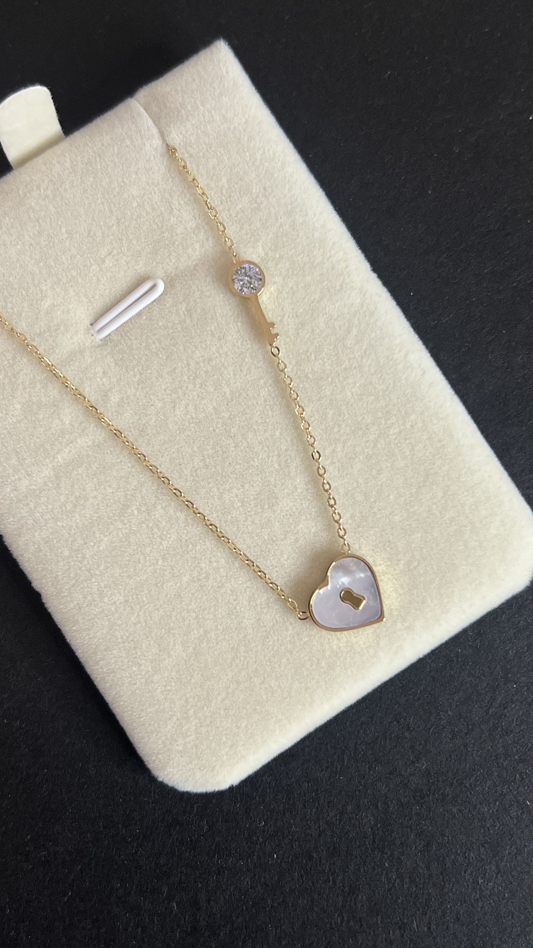 Collier clé de mon coeur première qualité
