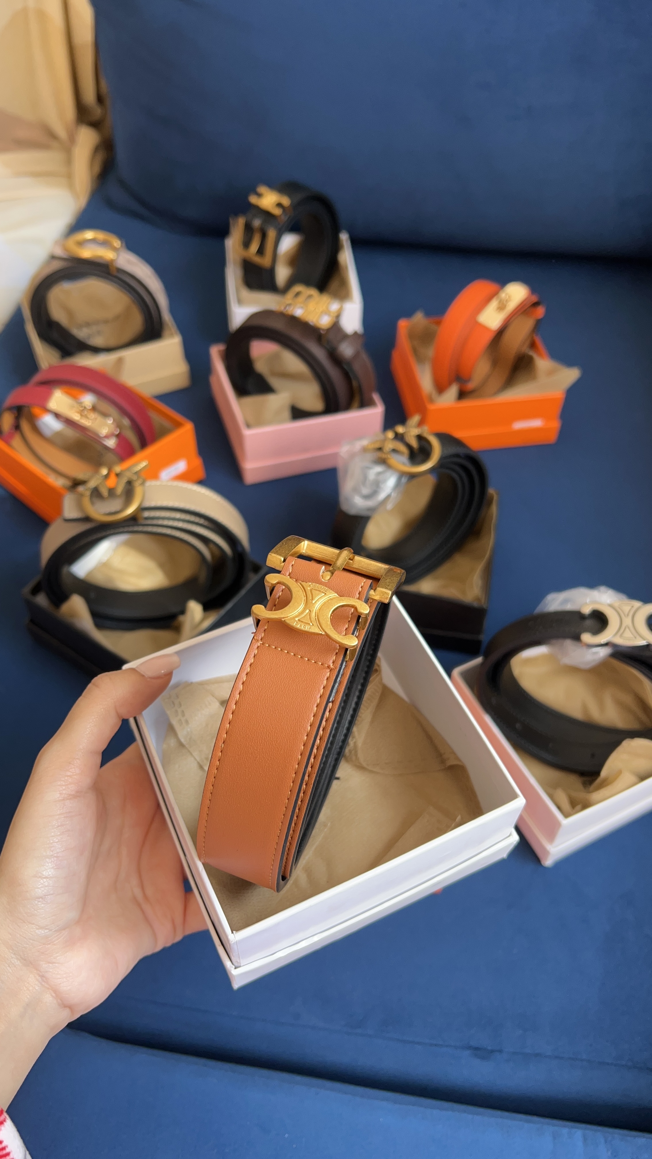 Ceinture Céline camel