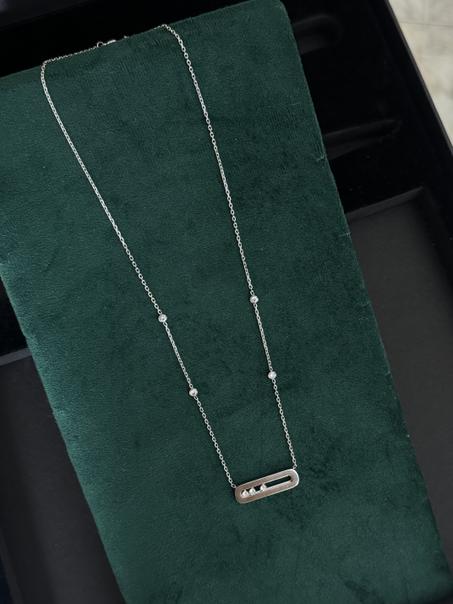 Collier MSK premium argenté