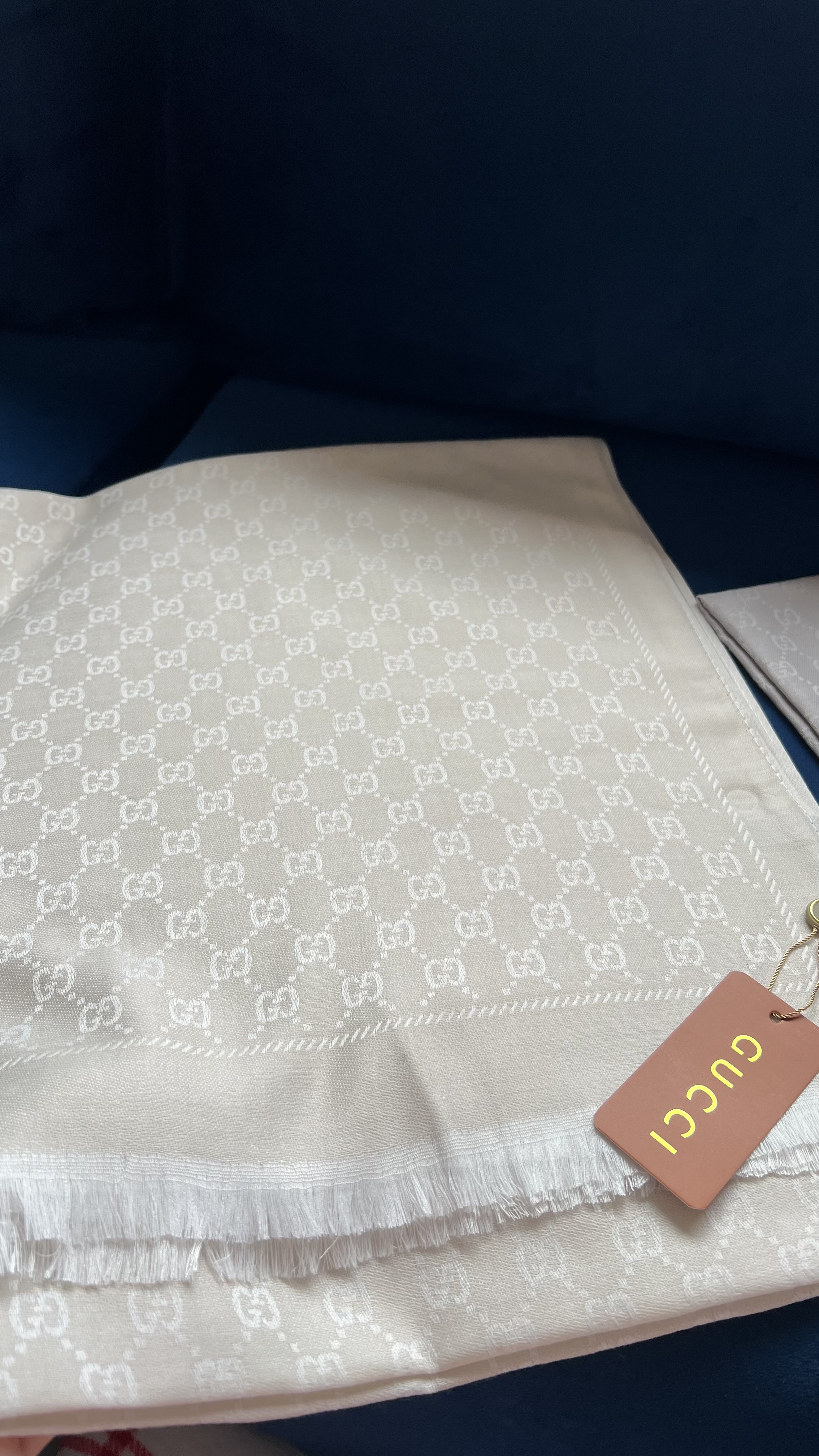 Écharpe Gucci beige