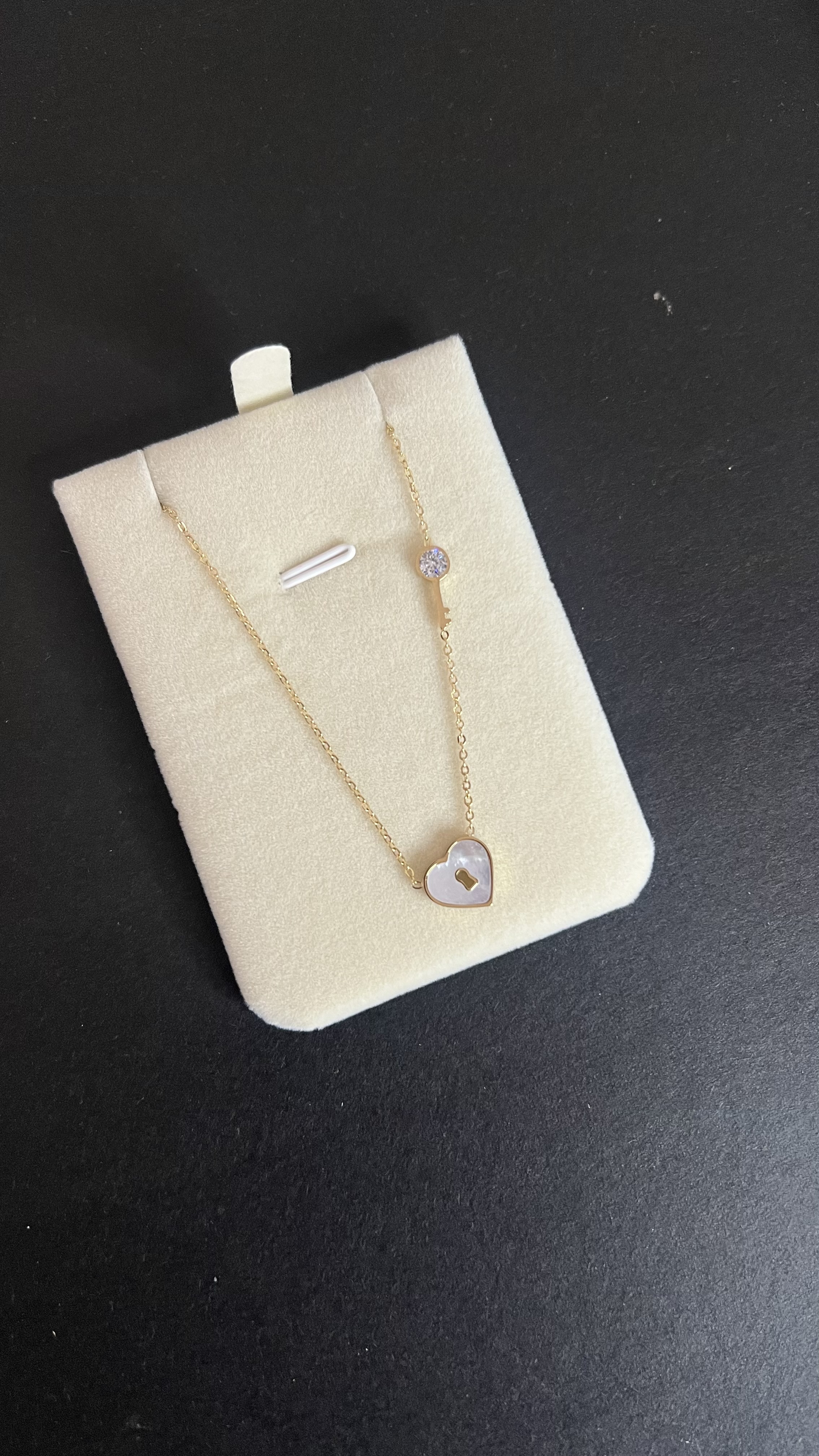 Collier clé de mon coeur première qualité