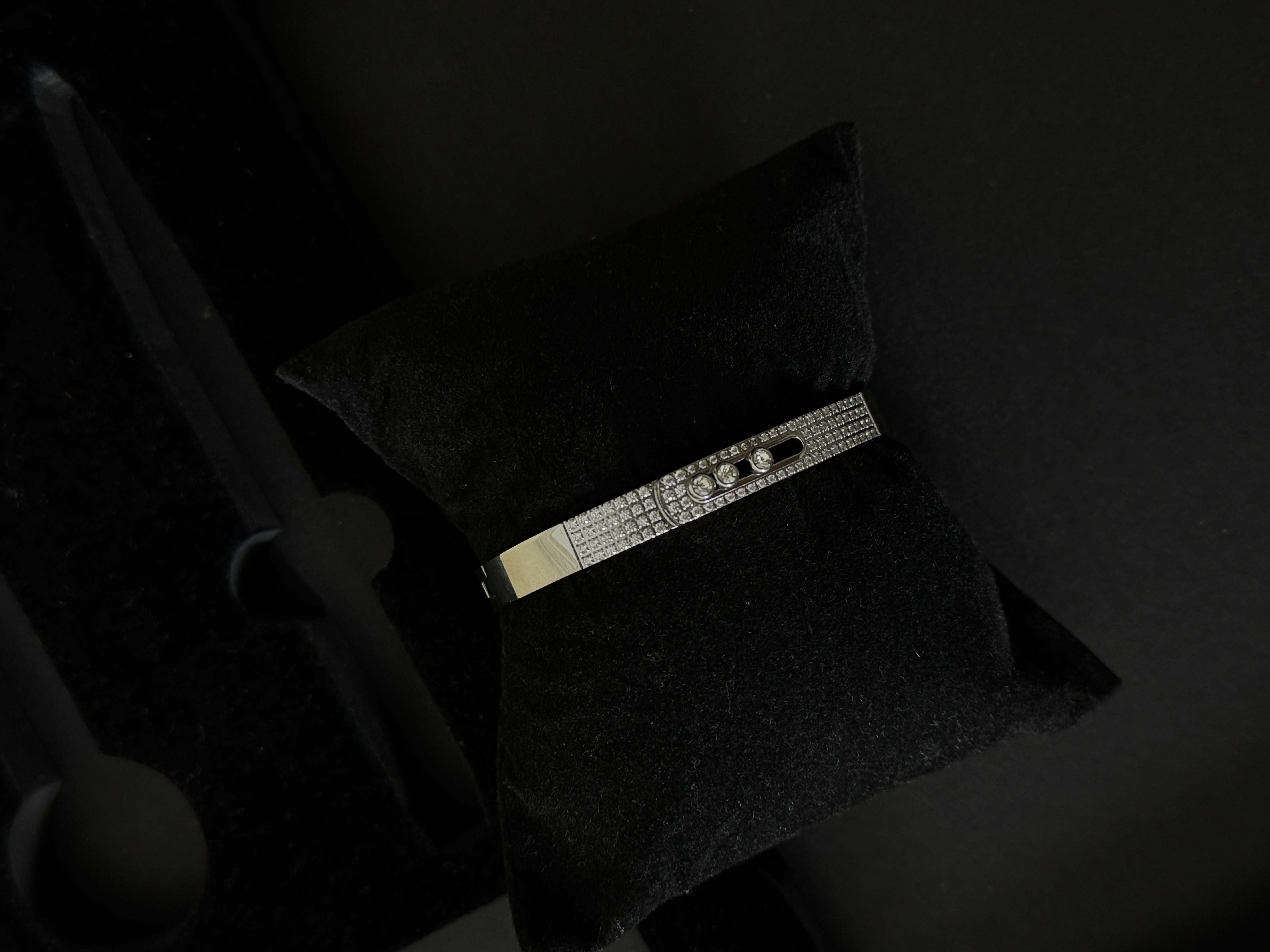 bracelet MSK avec perles premium argenté
