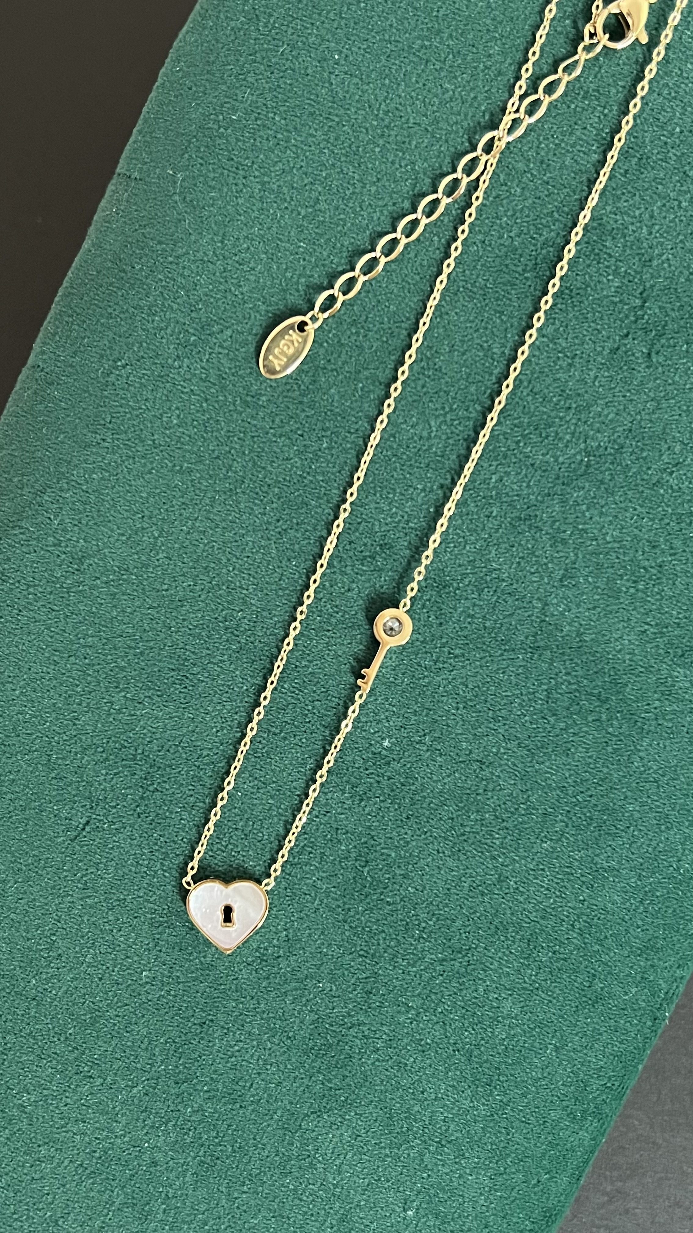 Collier clé de mon coeur première qualité