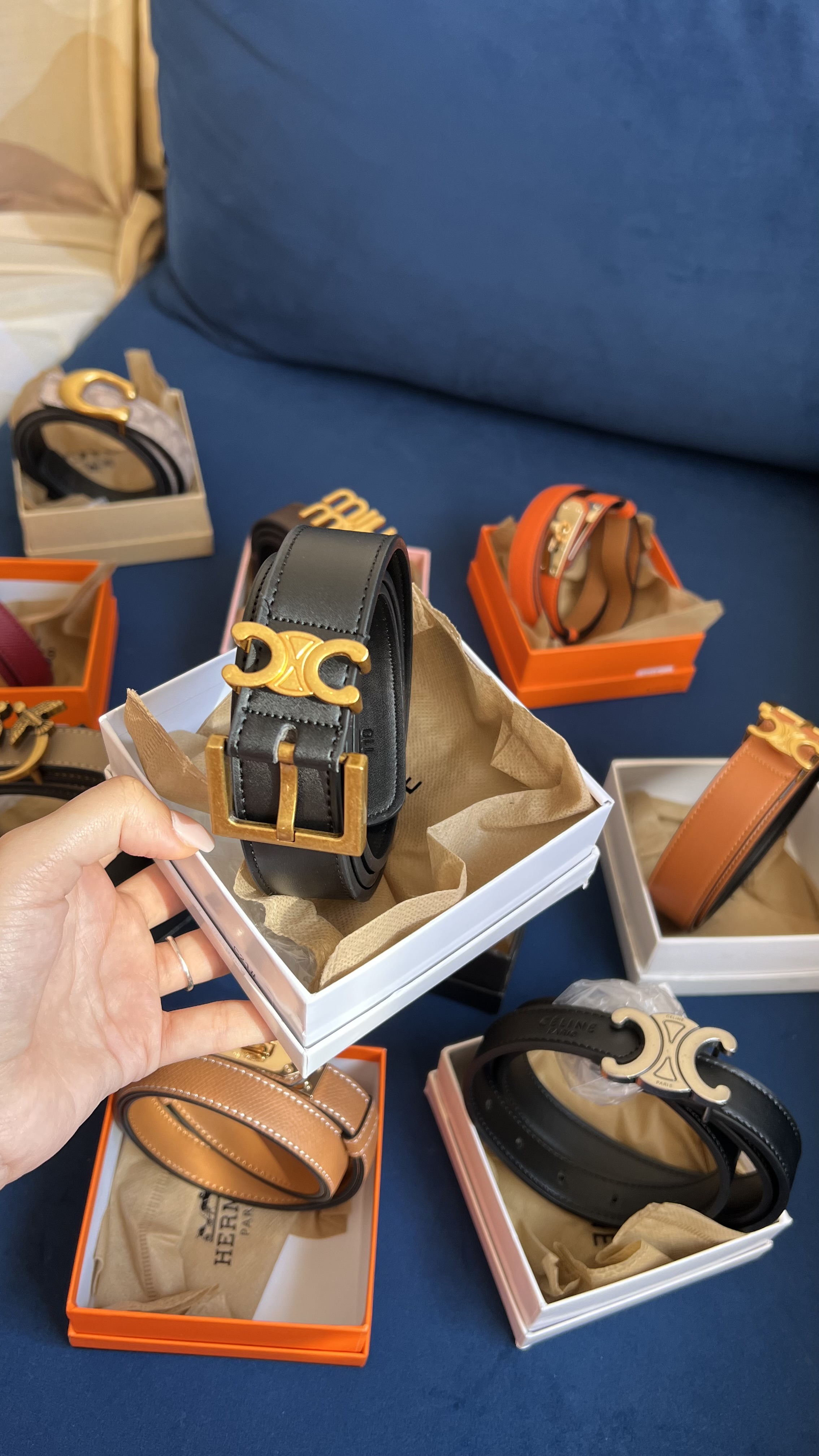 Ceinture Céline noire