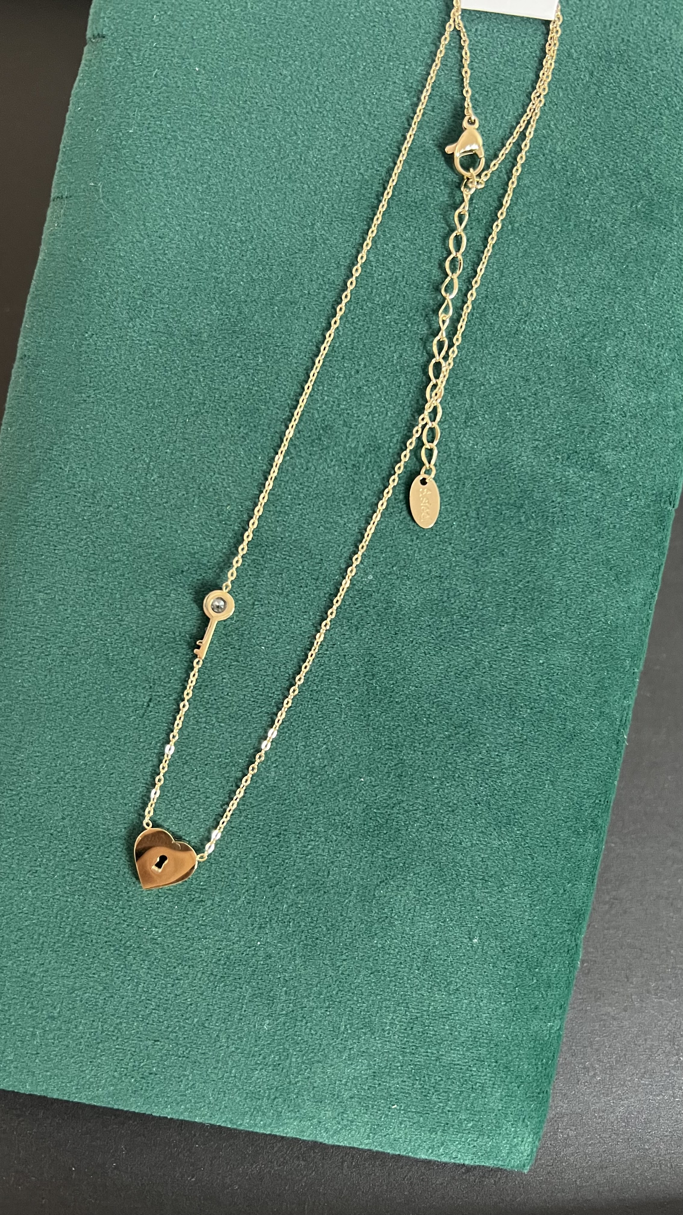 Collier clé de mon coeur première qualité