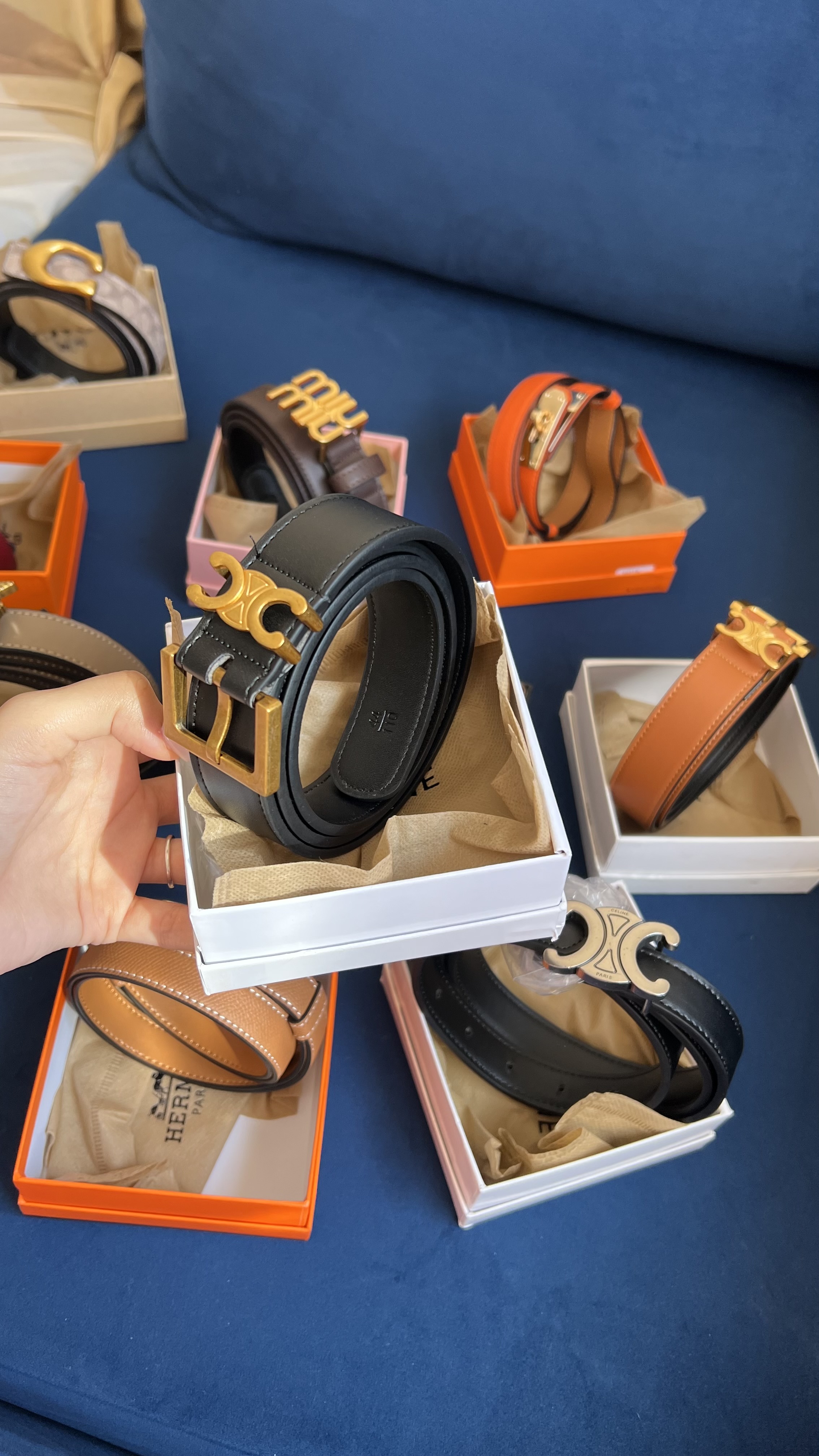 Ceinture Céline noire