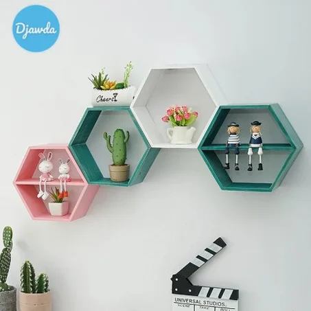 رفوف الحائط الأنيقة من البلاستيك (4628) (T)