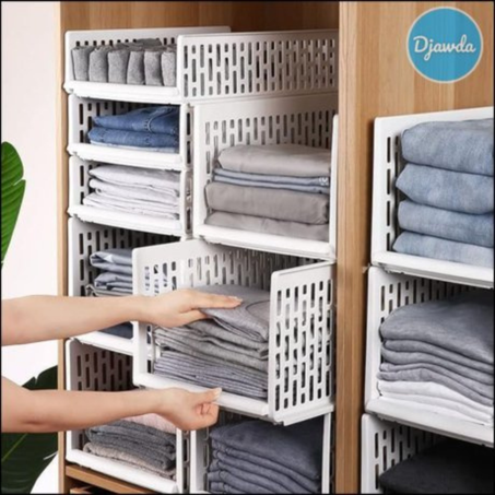 أدرج الملابس القابلة للتكديس