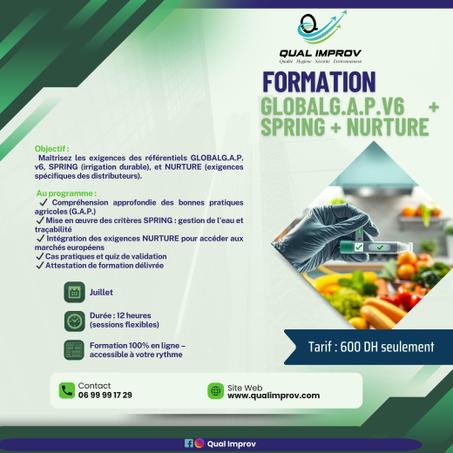 Formation GLOBAL GAP V6+SPRING+NURTURE