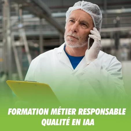 Formation métier responsable qualité en IAA