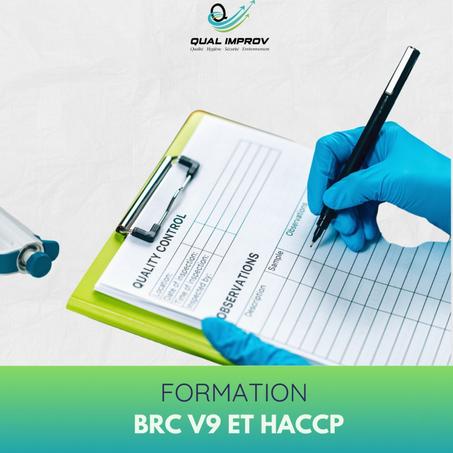 Formation BRC V9 et HACCP