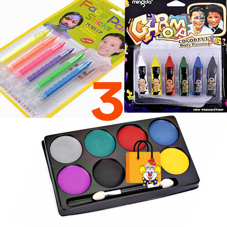 Pack ( Make up professionnel Pour Clown et les enfants )